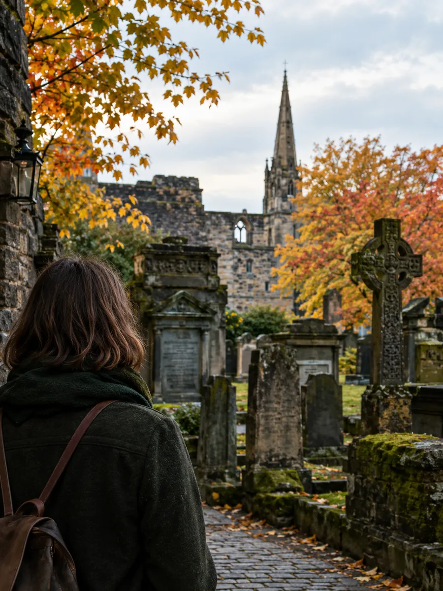 Vue à Greyfriars Kirkyard
